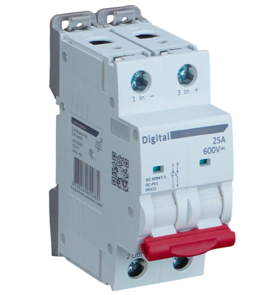 Digital Electric Interrupteur Sectionneur 63A/200Vdc