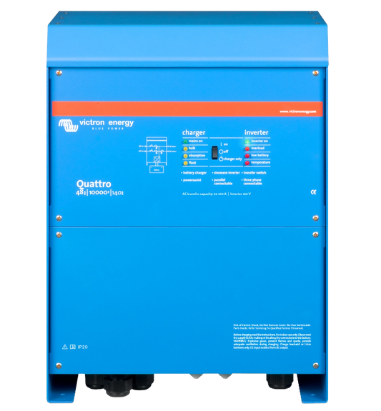 Victron Quattro 48V 10000VA 140A 230VAC