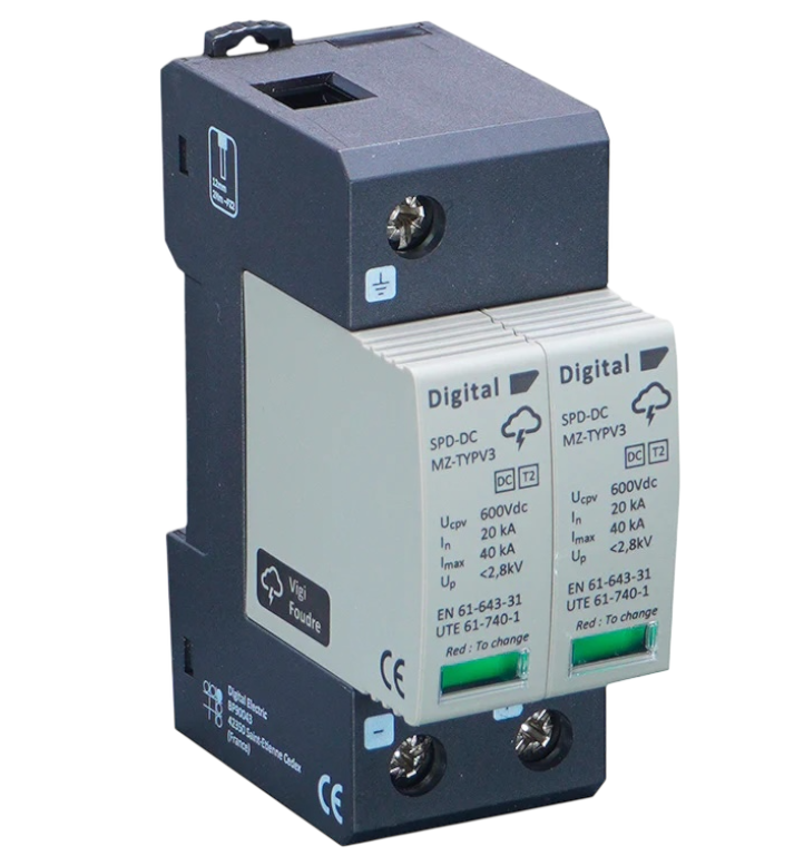Digital Electric Parafoudre 600Vdc/40Ka