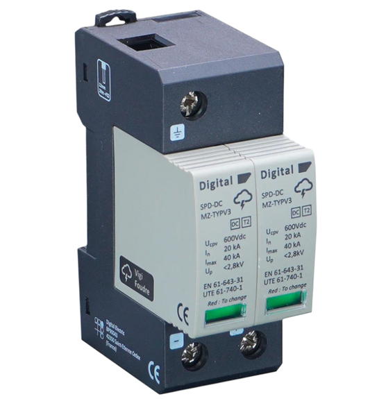 Digital Electric Parafoudre 600Vdc/40Ka