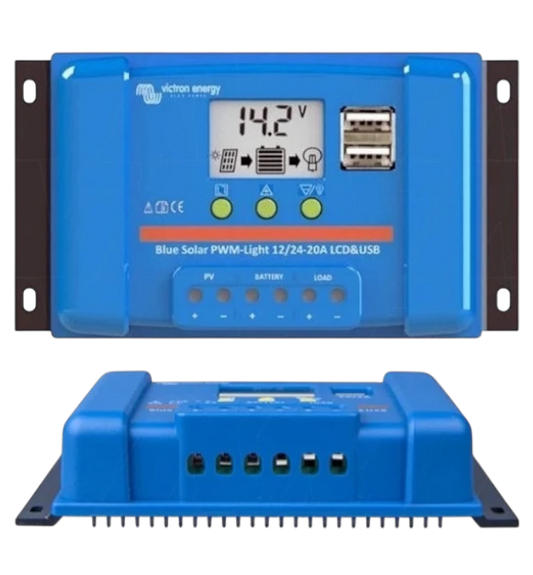 Victron Blue Solar PWM LCD USB 12/24V 20A