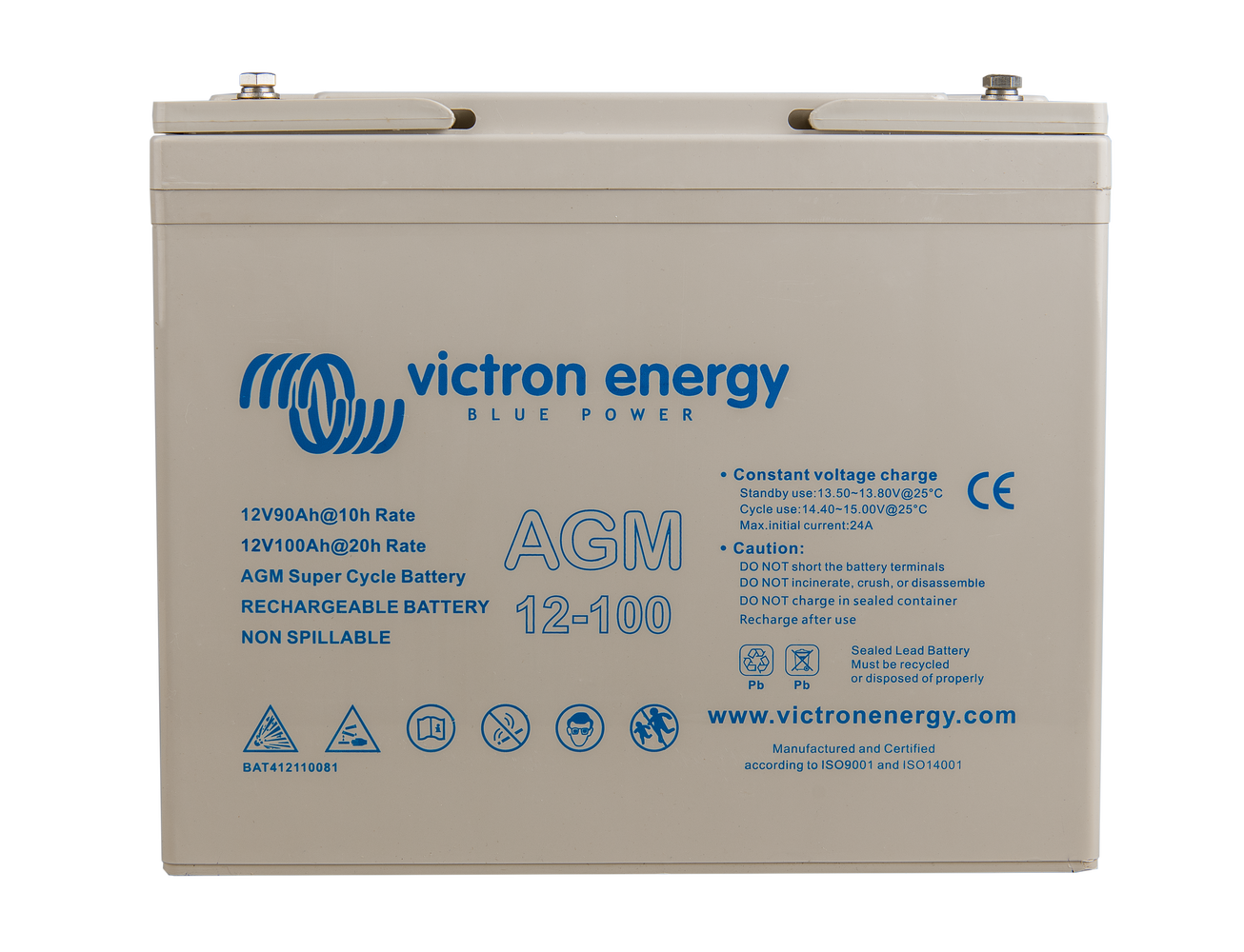 Victron Battery 12V 100A AGM Super Cycle