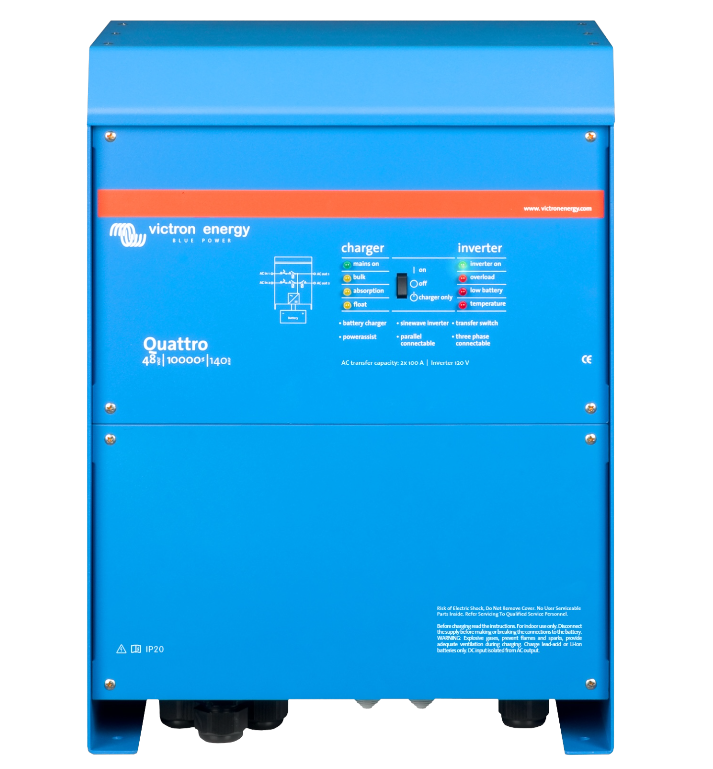 Victron Quattro 48V 10000VA 140A 230VAC
