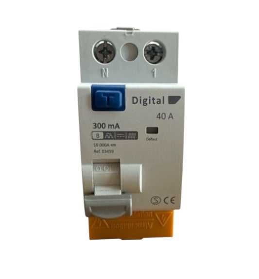 Digital Electric Interrupteur Différentiel TYPE B 2X40A/300mA