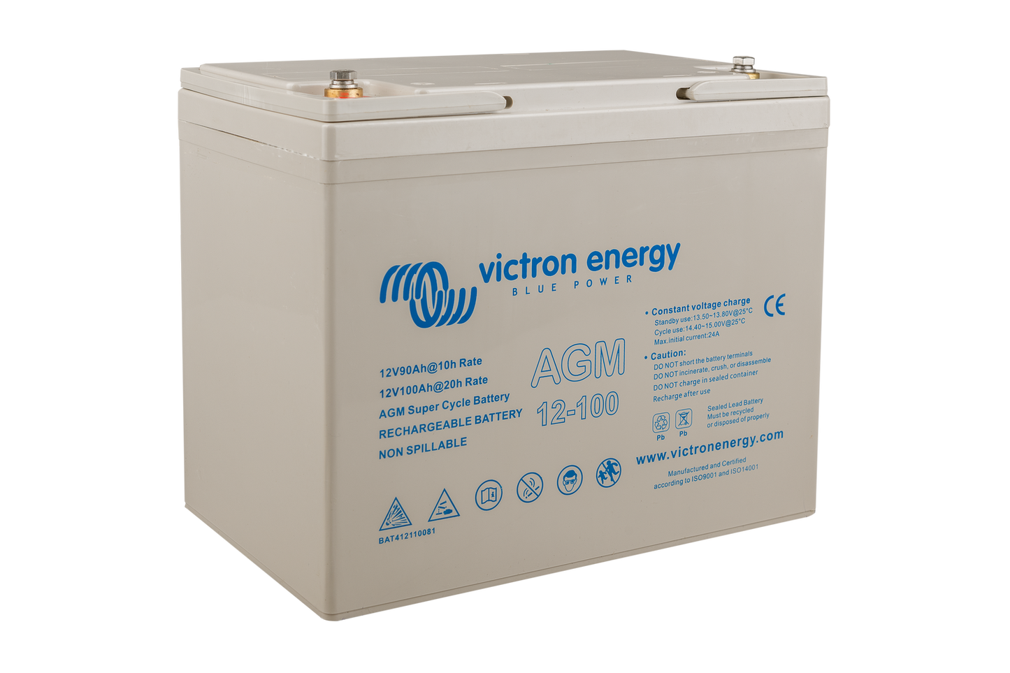Victron Battery 12V 100Ah AGM Super Cycle