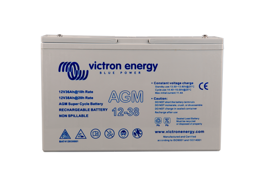 Victron Battery 12V 38Ah AGM Super Cycle Battery